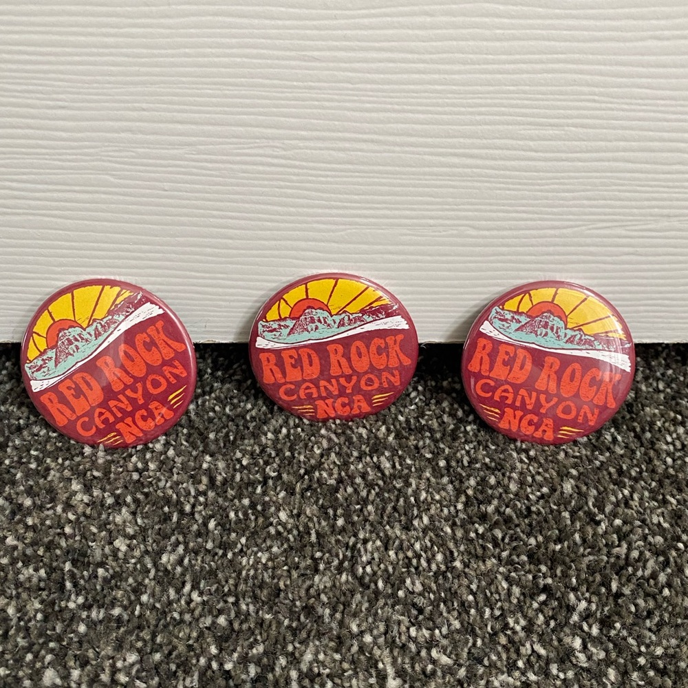 Red rock canyon magnet set